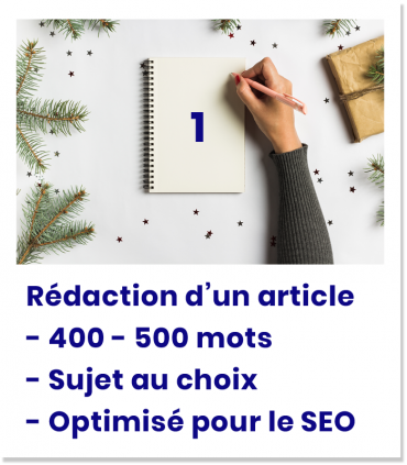 Rédaction d'un article