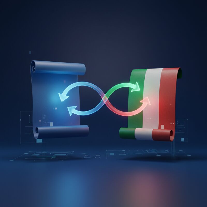 🇫🇷 ↔ 🇮🇹 Traduction français-italien